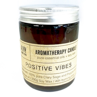 Vela de soja de aromaterapia - Vibrações positivas