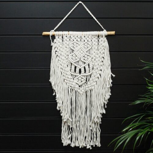 Macramé para decoração - Abundância 3