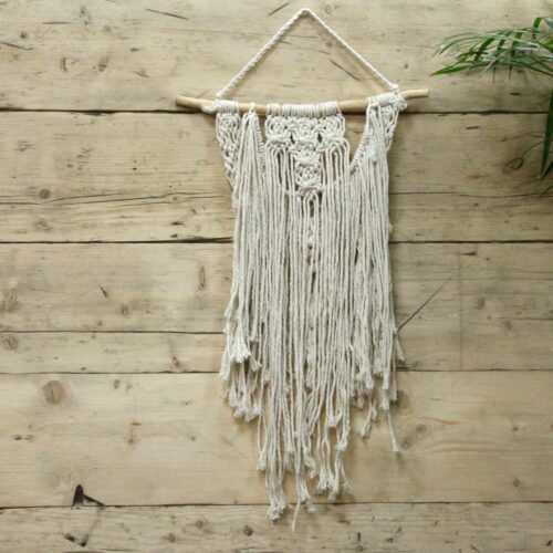 Macramé para decoração - Benção