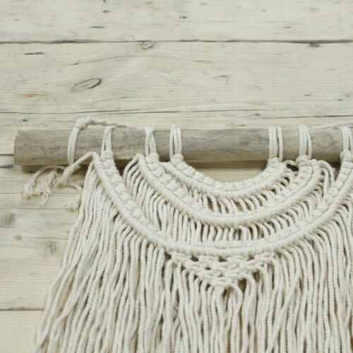 Macramé para decoração - Três Ondas 1