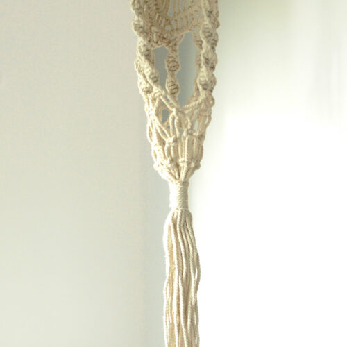 Macramé para vaso de planta - 100 x15 cm 3