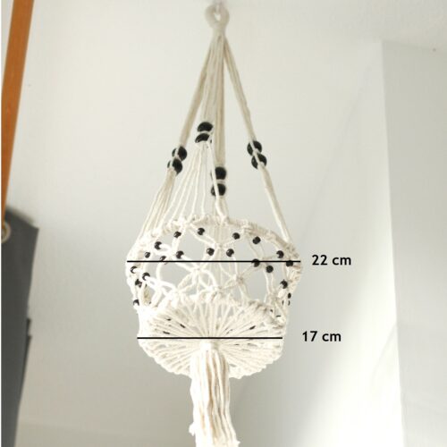 Macrame para vaso de planta