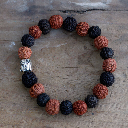 Pulseira Rudraksha Buda - 2 cores 1