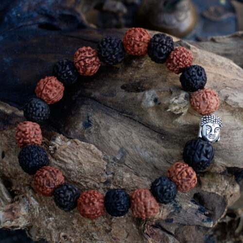 Pulseira Rudraksha Buda - 2 cores 4