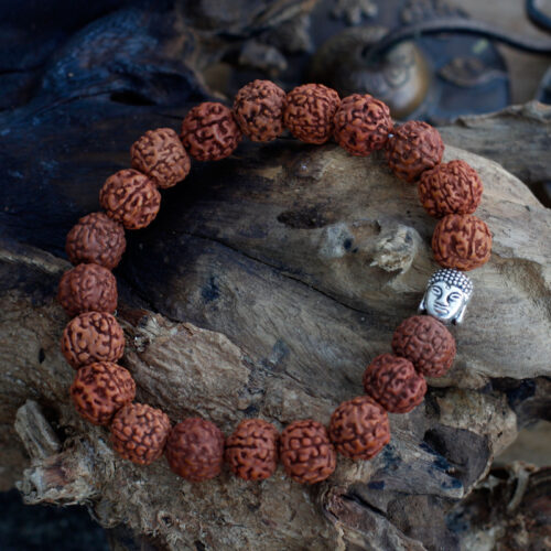 Pulseira Rudraksha Buda - castanha 1