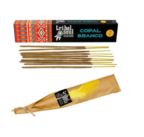 Incenso tribal soul de copal branco