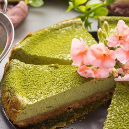 bolo de matcha