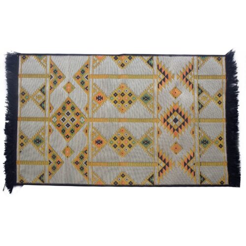 Tapete Kilim 125x80 cm - Amarelo outra face