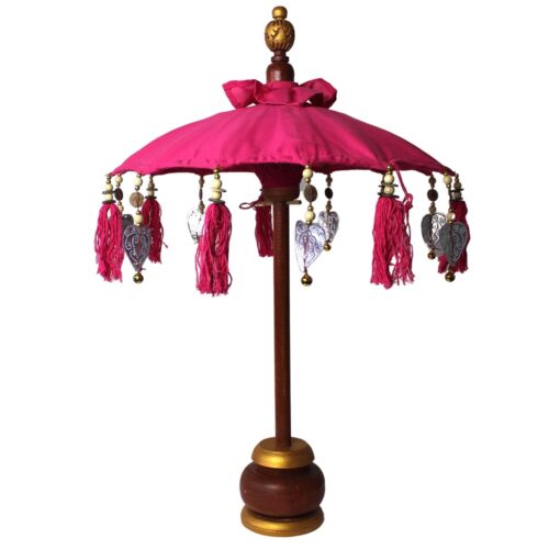 Guarda-sol de Bali de Decoração Interior - Rosa 40 cm diâmetro