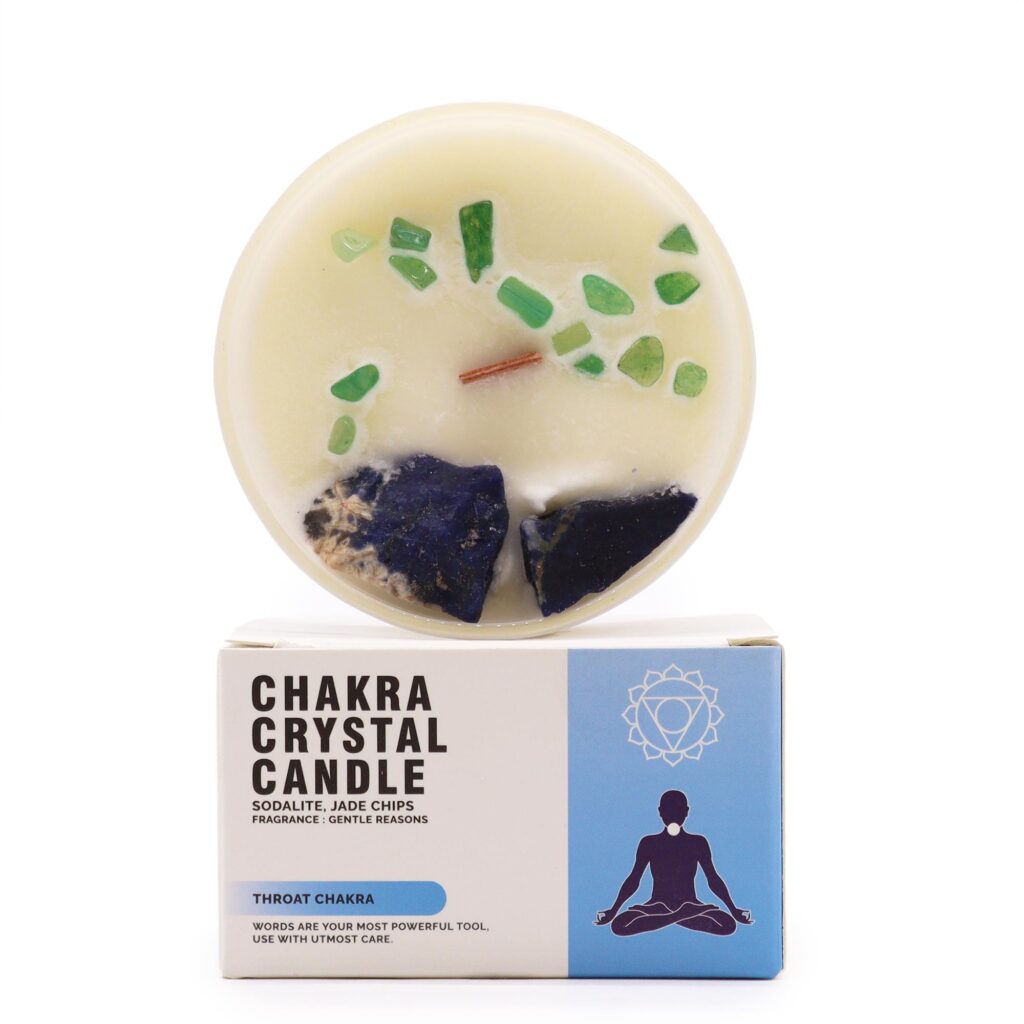 Velas perfumadas - Chakra da Garganta