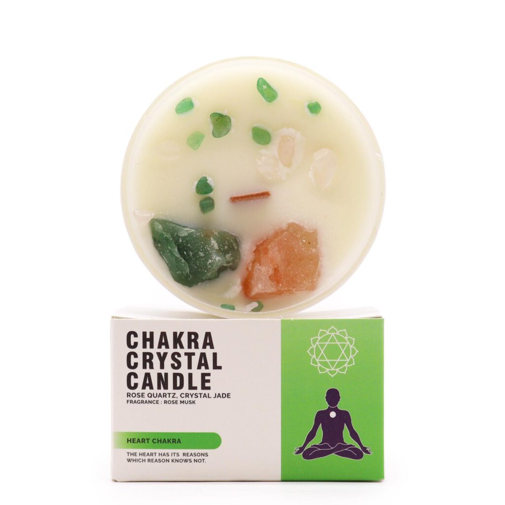 Velas perfumadas - Chakra do Coração